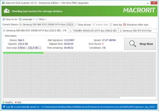 برنامج Macrorit Disk Scanner 6.7.0 حل شامل لفحص الأقراص الصلبة