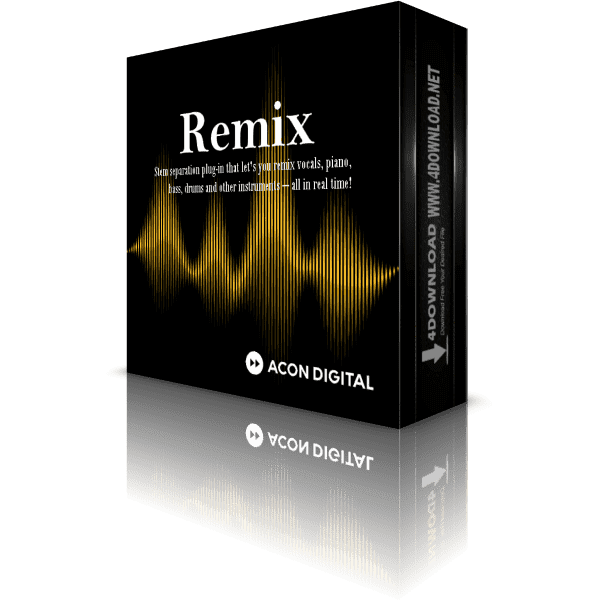 HDegy | برنامج Acon Digital Remix v1.0.1: أداة متقدمة لفصل العناصر الصوتية