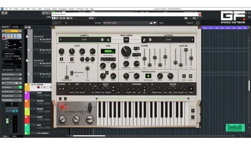HDegy | برنامج GForce M-Tron Pro IV v1.0.0: الأصالة الرقمية لأصوات الميلوترون الأسطورية
