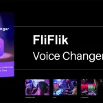 واجهة برنامج FliFlik Voice Changer الرئيسية
