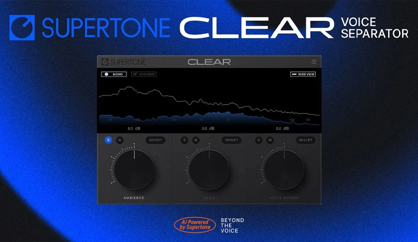 HDegy | برنامج Supertone Clear v1.1.1: الحل الأمثل لتنقية الصوت والوضوح التام HDegy | برنامج Supertone Clear v1.1.1: الحل الأمثل لتنقية الصوت والوضوح التام
