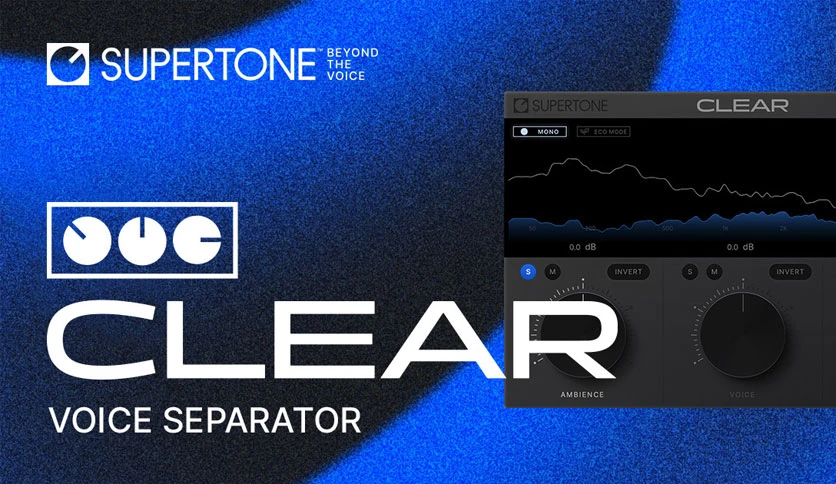 HDegy | برنامج Supertone Clear v1.1.1: الحل الأمثل لتنقية الصوت والوضوح التام HDegy | برنامج Supertone Clear v1.1.1: الحل الأمثل لتنقية الصوت والوضوح التام