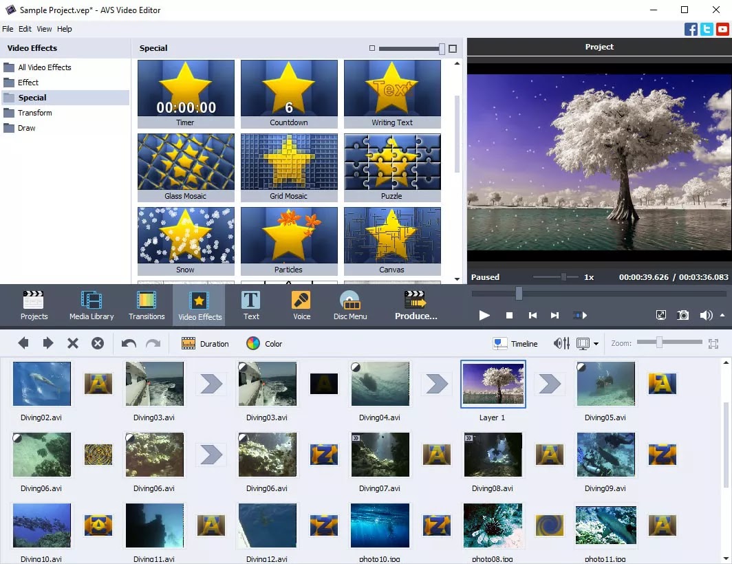 HDegy | برنامج AVS Video Editor v11.0.2.21: إبداع فيديو لا حدود له