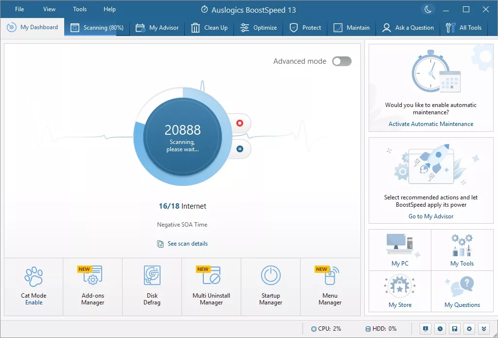 HDegy | برنامج Auslogics BoostSpeed Pro v13.0.0.8: الحل الأمثل لتسريع وتنظيف جهازك