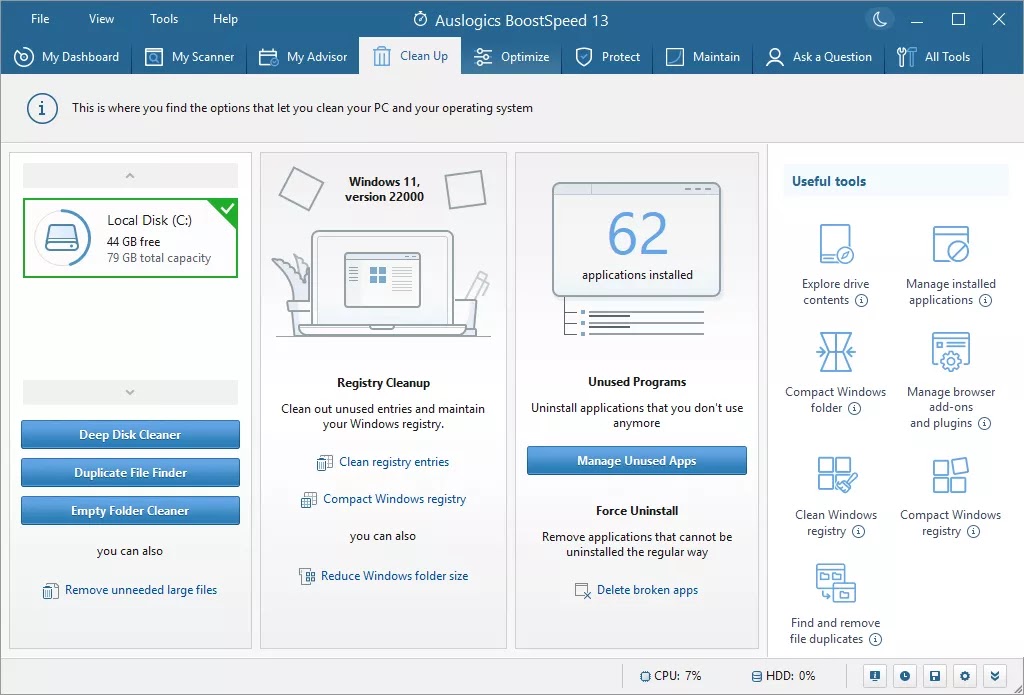 HDegy | برنامج Auslogics BoostSpeed Pro v13.0.0.8: الحل الأمثل لتسريع وتنظيف جهازك