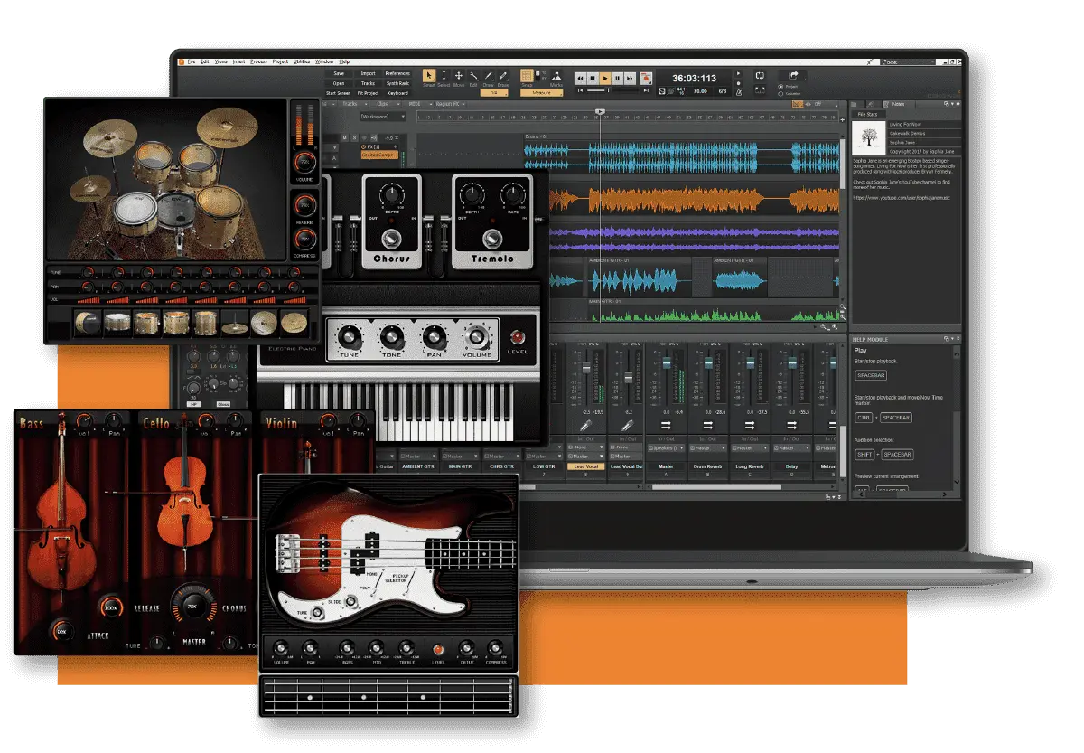 HDegy | برنامج Cakewalk Sonar v30.11.0.097 WIN: استوديو الموسيقى المتكامل