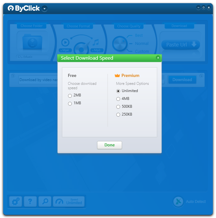 HDegy | برنامج ByClick Downloader v2.4.23: أداة تحميل الفيديوهات والصوتيات الاحترافية