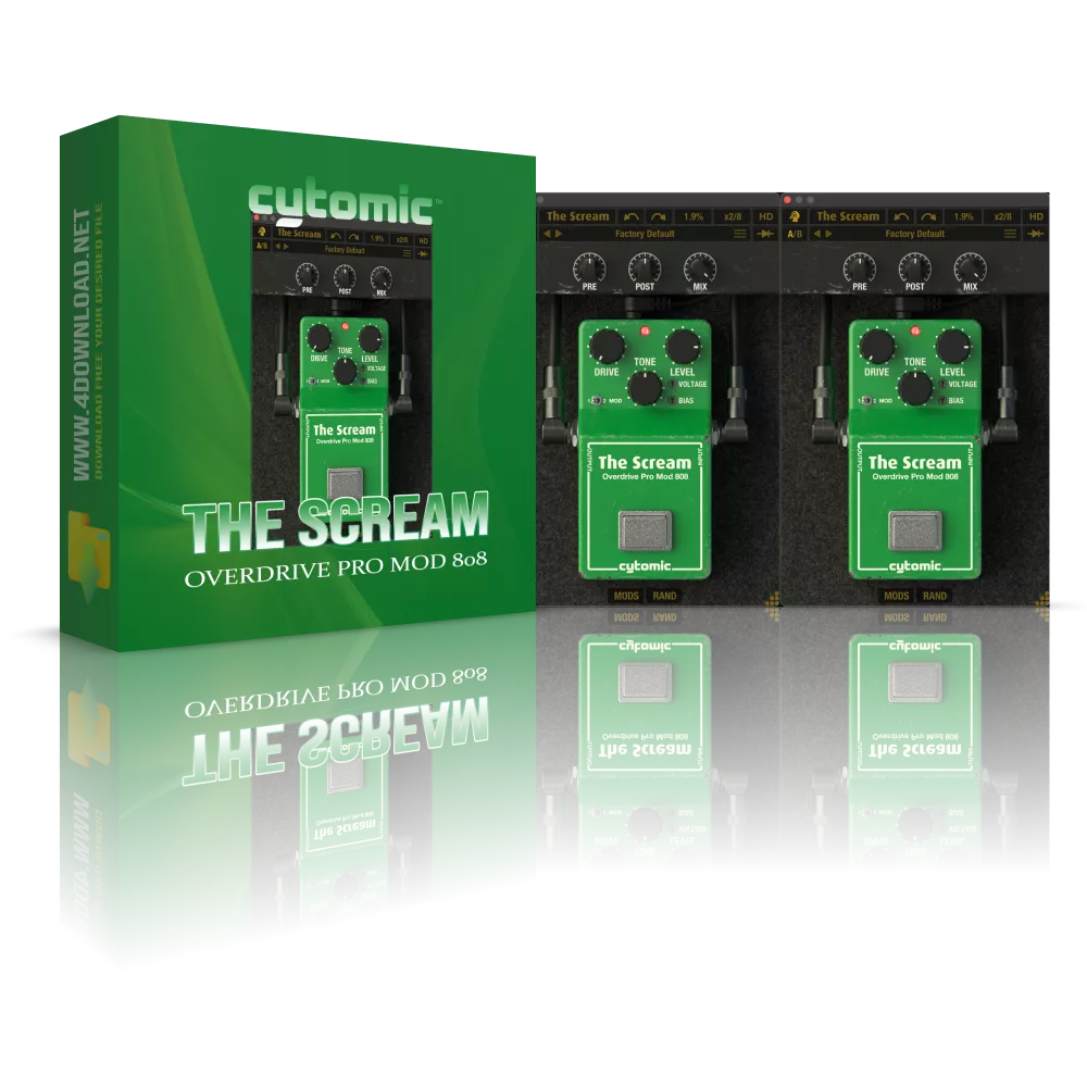 HDegy | برنامج Cytomic The Scream v1.2.14: محاكاة احترافية لدواسات الصوت الكلاسيكية