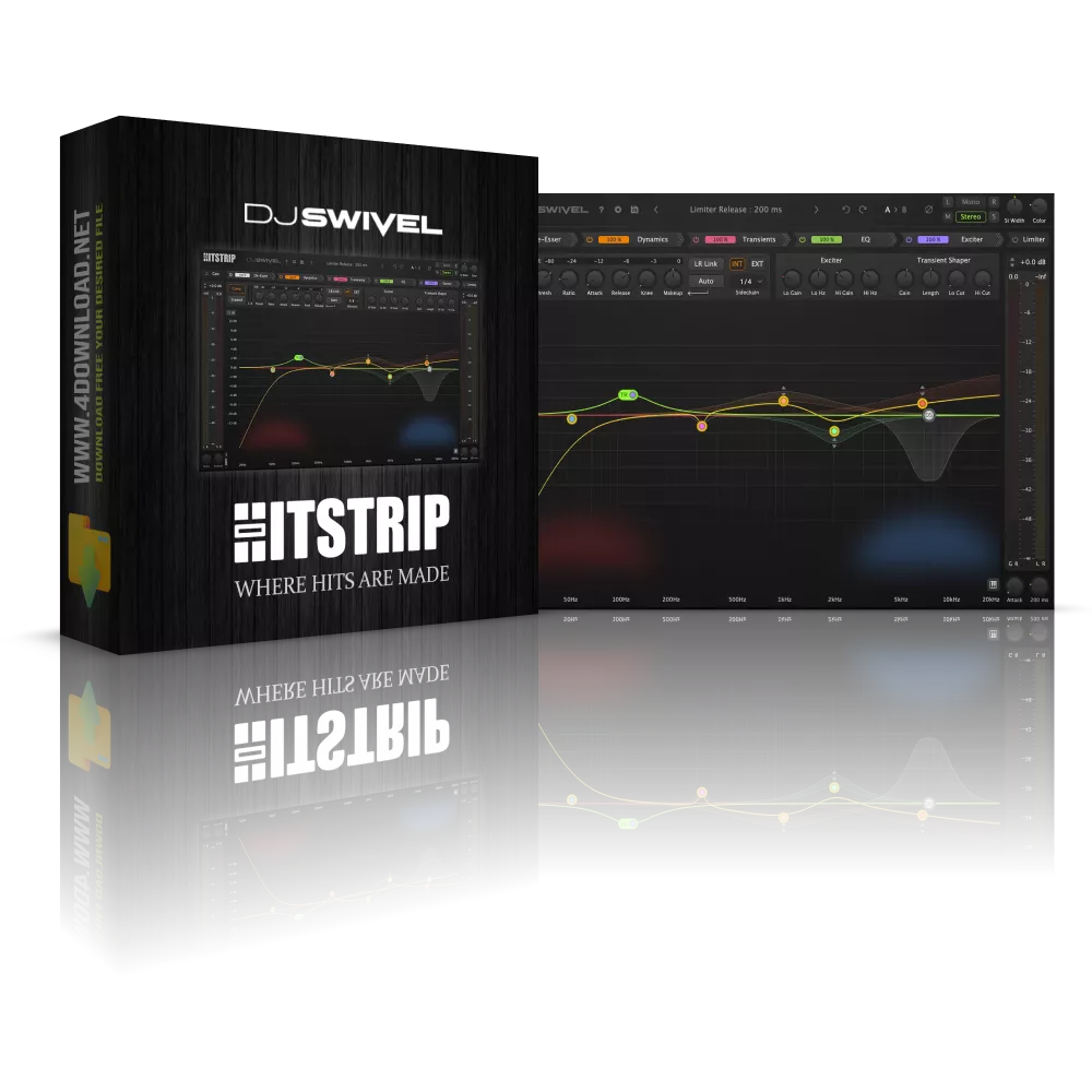 HDegy | برنامج DJ Swivel HitStrip v1.1.0: ثورة في معالجة الصوت