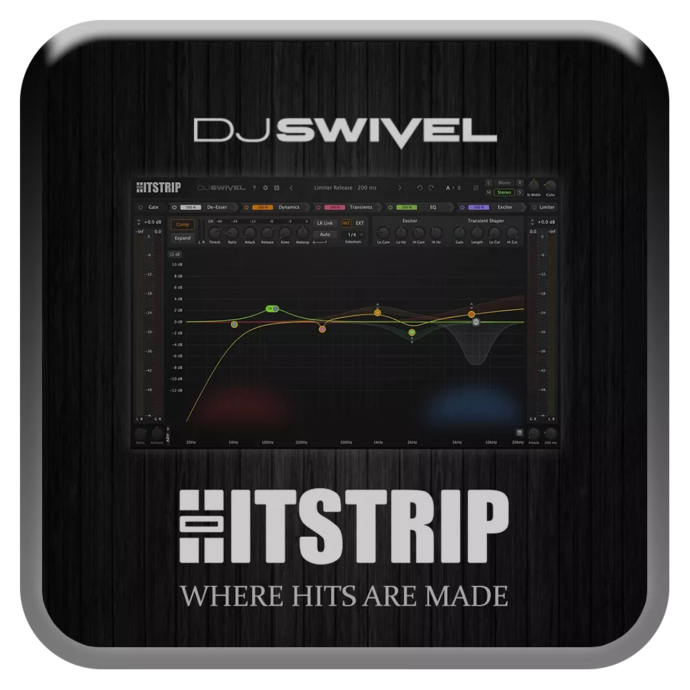 HDegy | برنامج DJ Swivel HitStrip v1.1.0: ثورة في معالجة الصوت
