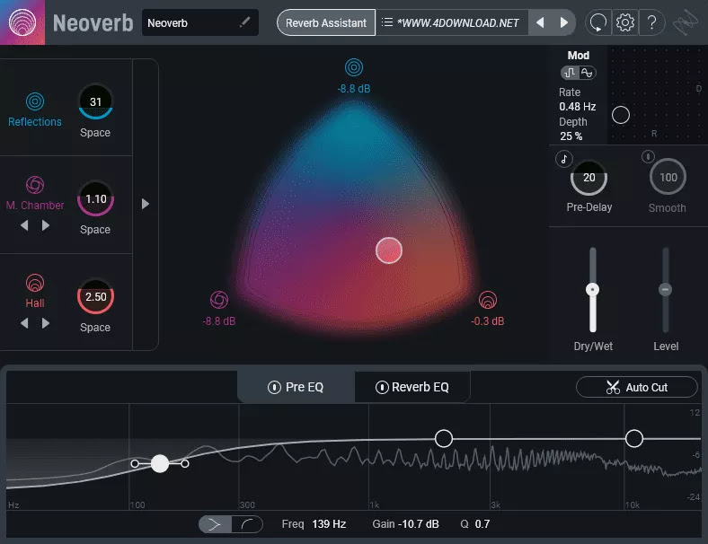 HDegy | برنامج iZotope Neoverb v1.4.0: تحسين الصوتيات وإضافة لمسة احترافية