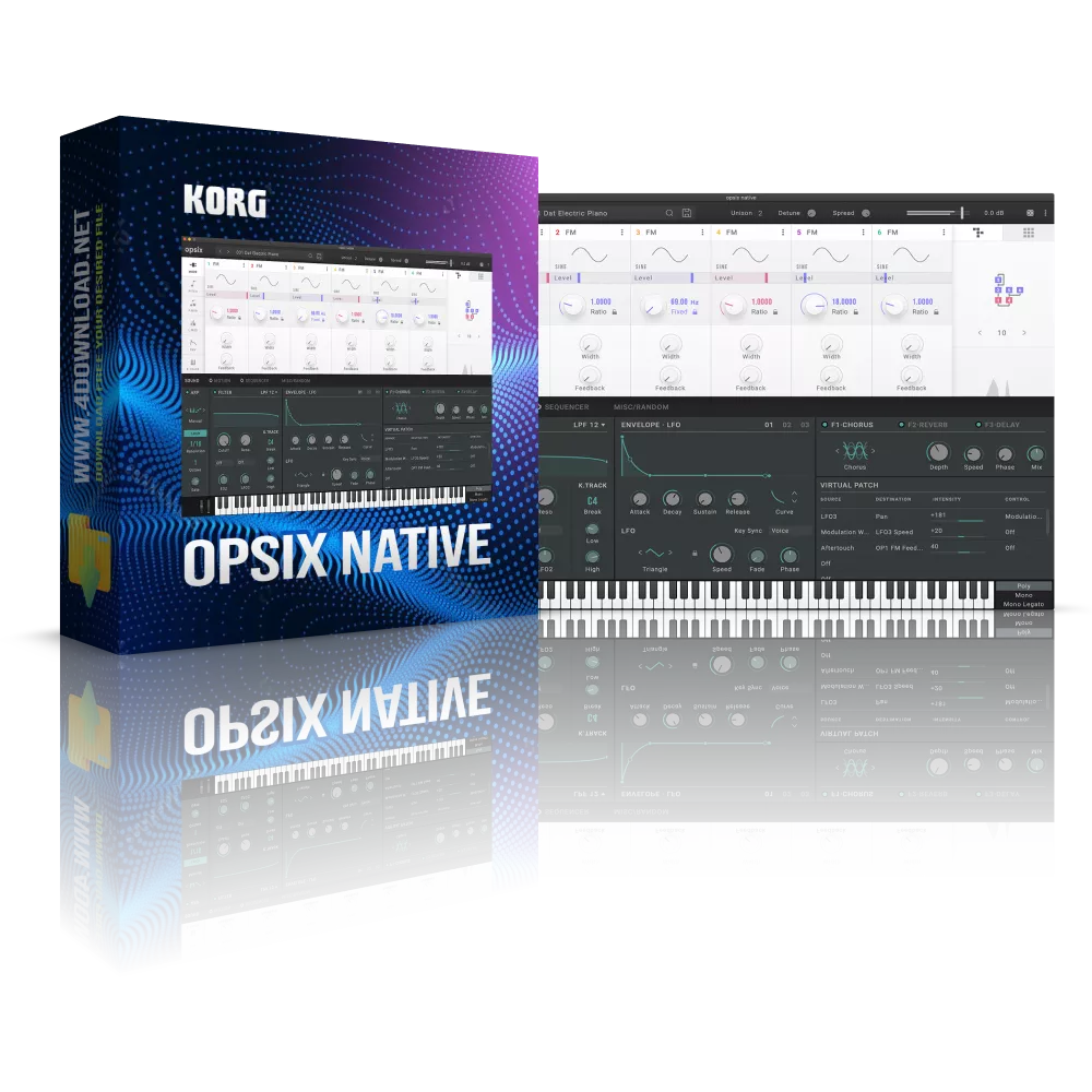 HDegy | برنامج KORG Opsix Native v1.3.1: قوة التوليف الرقمي المبتكر