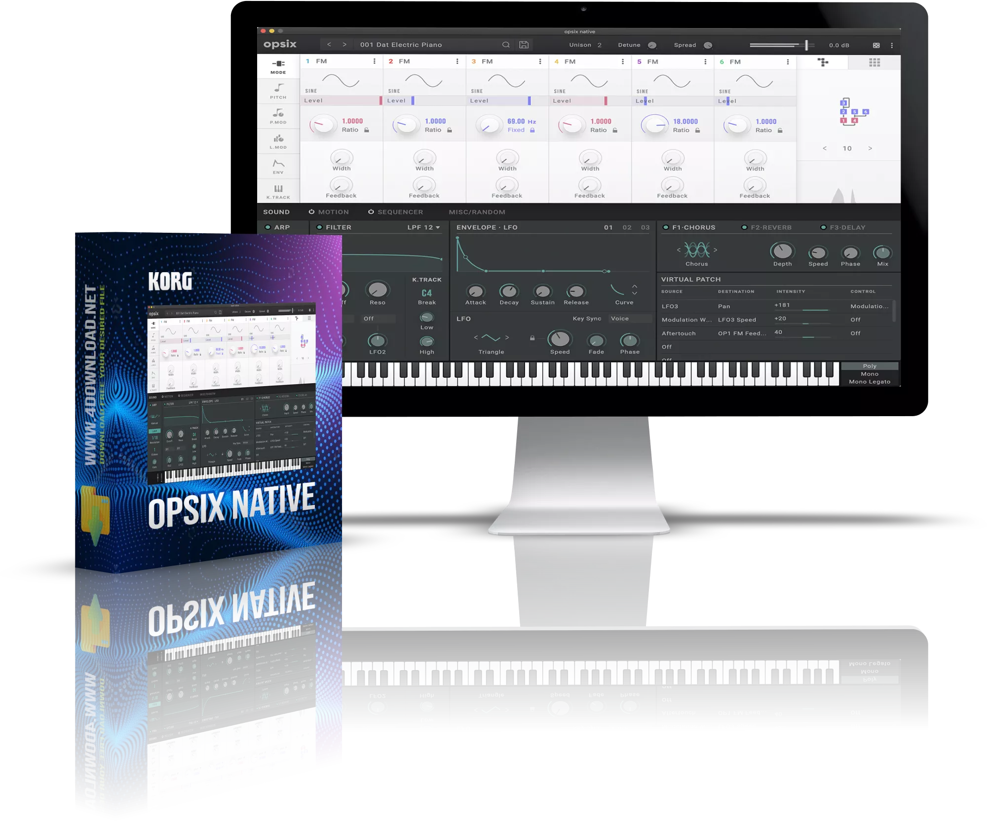 HDegy | برنامج KORG Opsix Native v1.3.1: قوة التوليف الرقمي المبتكر