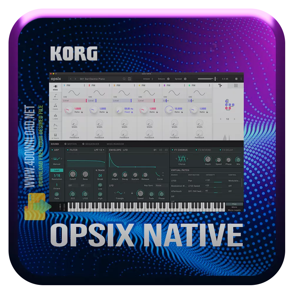 HDegy | برنامج KORG Opsix Native v1.3.1: قوة التوليف الرقمي المبتكر