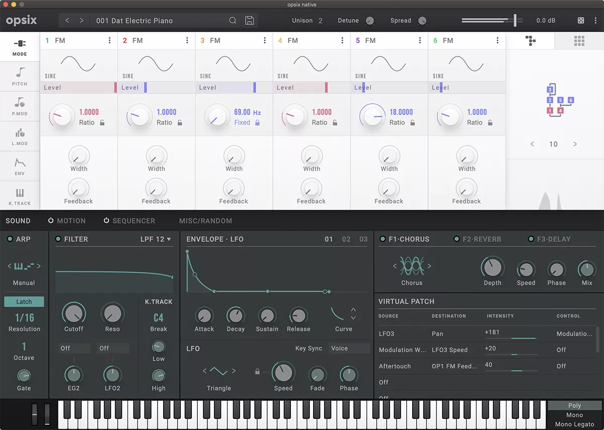 HDegy | برنامج KORG Opsix Native v1.3.1: قوة التوليف الرقمي المبتكر