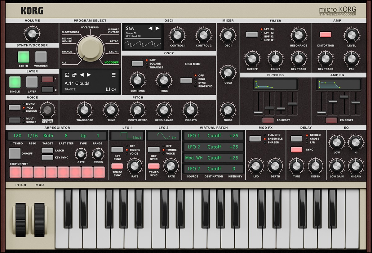 HDegy | برنامج KORG microKORG v1.1.0: إبداع موسيقي لا حدود له