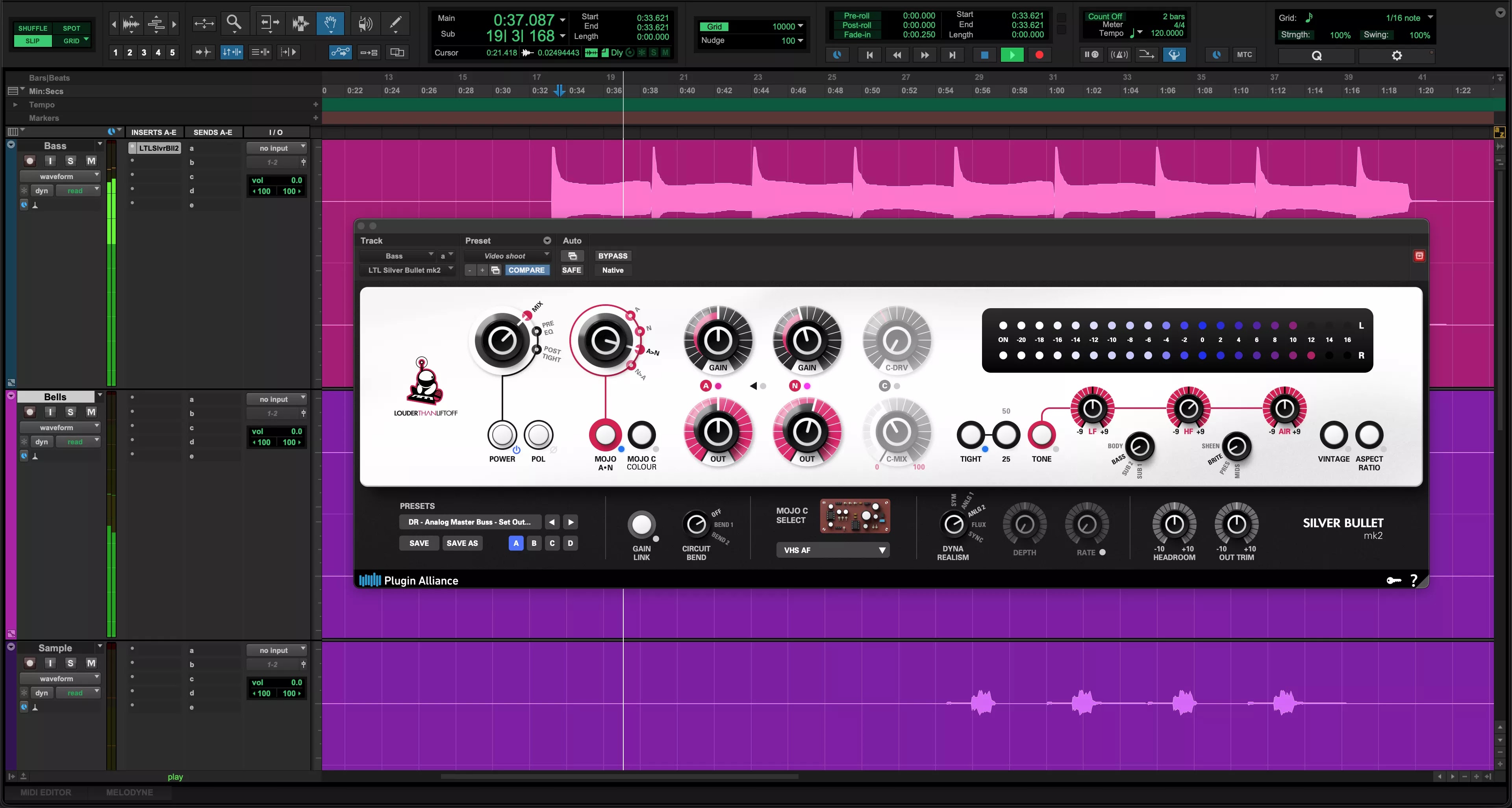HDegy | برنامج Louder Than Liftoff SILVER BULLET mk2 v1.1.0: طابع تناظري غني لتسجيلاتك