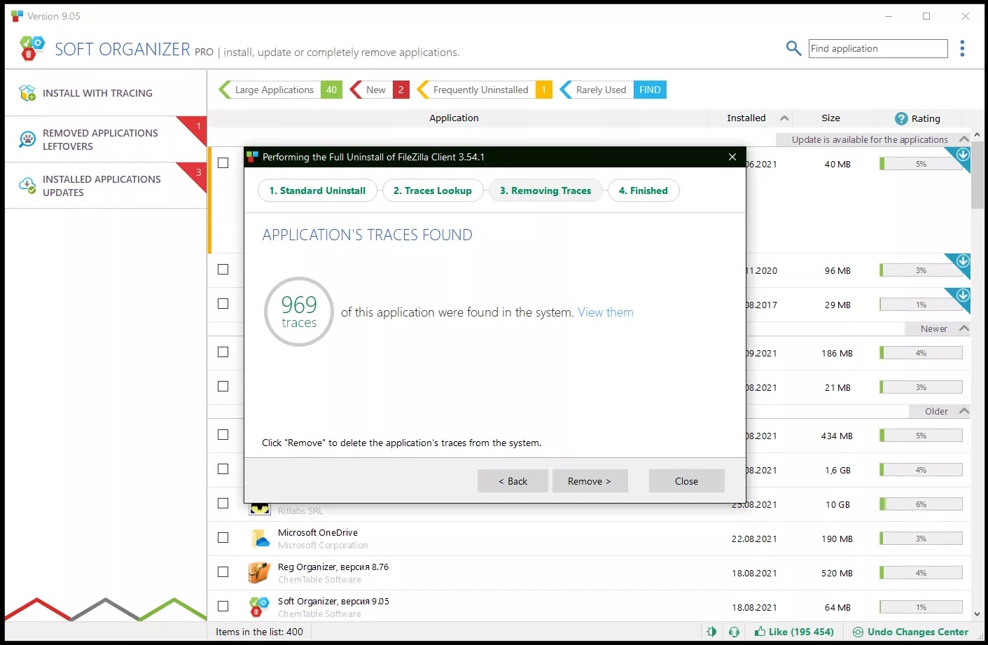 HDegy | برنامج Soft Organizer Pro v10.10: الحل الأمثل لتنظيف جهازك من بقايا البرامج