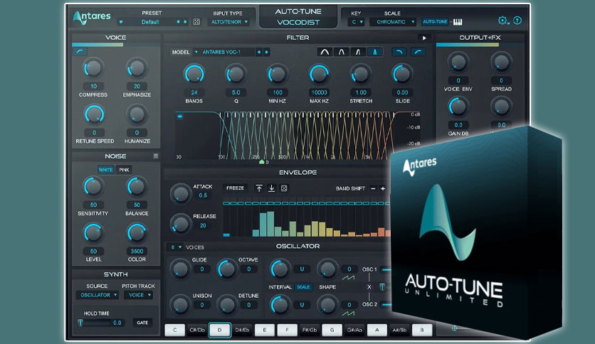 HDegy | برنامج Auto-Tune Vocodist v1.1.0 : قوة الفوكودر مع لمسة Auto-Tune