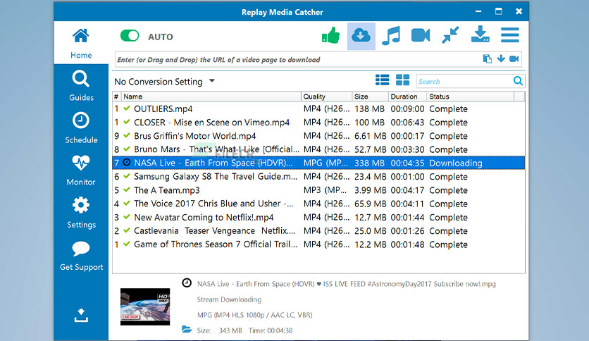 HDegy | برنامج Replay Media Catcher v2025.1.1.28: تحميل وتسجيل الوسائط بذكاء