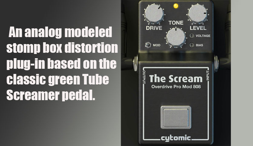 HDegy | برنامج Cytomic The Scream v1.2.14: محاكاة احترافية لدواسات الصوت الكلاسيكية