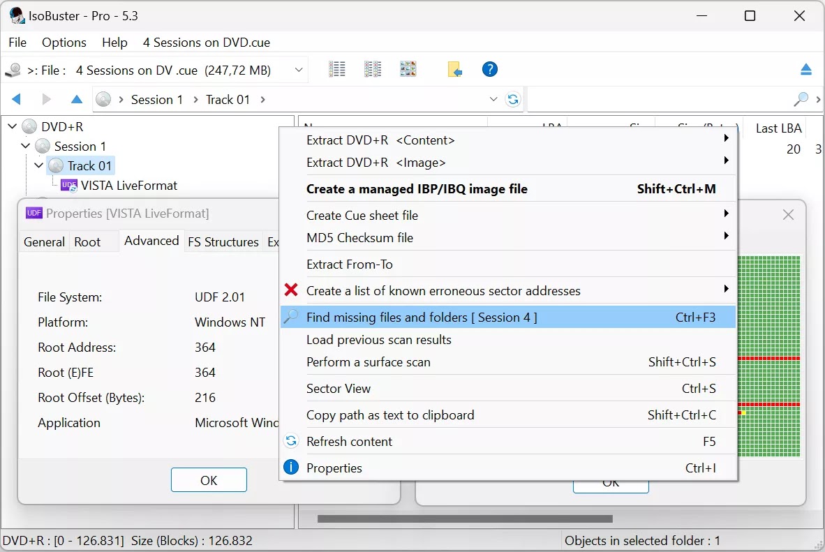 HDegy | برنامج IsoBuster Pro v5.6.0.0 Full version: أداة استعادة بياناتك المفقودة